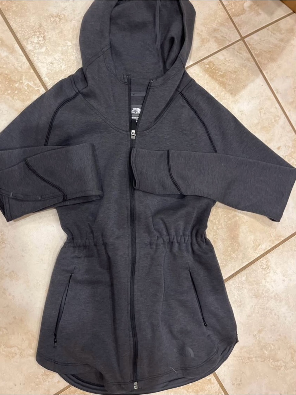 The North Face Women's Charcoal Gray Hooded Utility Jacket